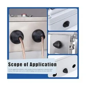 Glarks Kit surtido de 26 ojales de goma de 6 tamaños_7