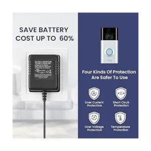 XXSZHY 18V Power Adapter for Video Doorbell Power Supply_6
