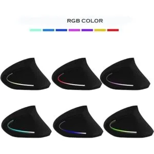 OIUSHYO Mouse vertical inalámbrico mouse ergonómico de_7