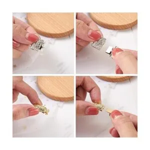 Pandahall Juego de 20 cierres de latón con múltiples_4