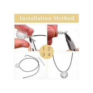 66 piezas de soporte de piedra vacía de cuarzo cordón de_6