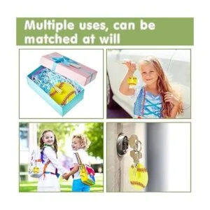 20 llaveros de acrílico de béisbol de sóftbol en blanco_7