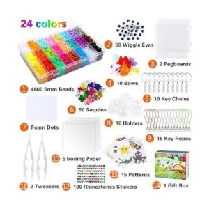 AUGSUN Kit de cuentas de fusibles para niños 4600_2