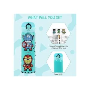 Decora tu propia botella de agua con kits de pegatinas de_3