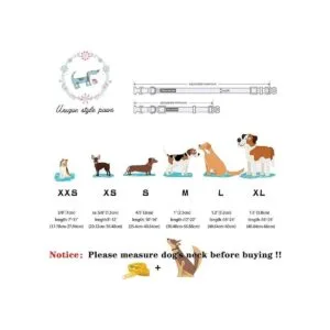 Unique style paws Collar de perro con corbatín a cuadros_6