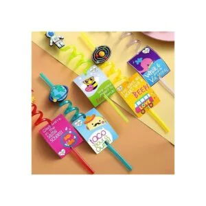 Pajitas para el espacio exterior recuerdos de fiesta para_4