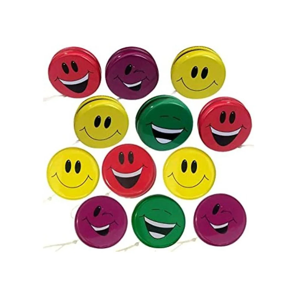 ArtCreativity Yoyos de cara sonriente para niños paquete_1