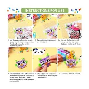 AUGSUN Kit de cuentas de fusibles para niños 4600_4