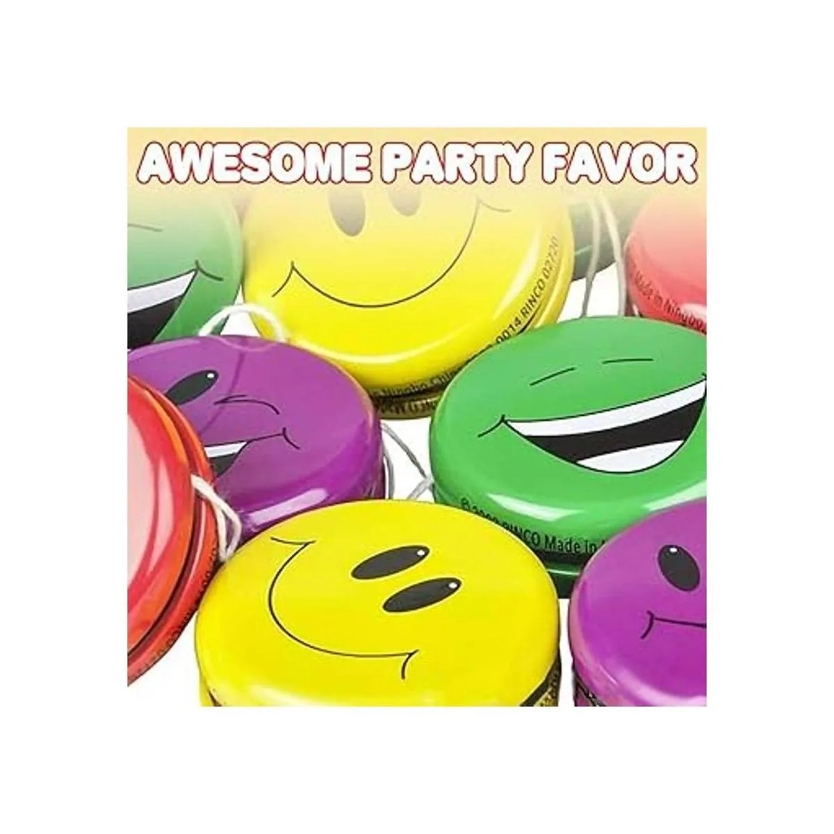 ArtCreativity Yoyos de cara sonriente para niños paquete_6