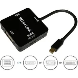 Mini DP to HDMI VGA DVI AdapterMini DisplayPort to VGA_2