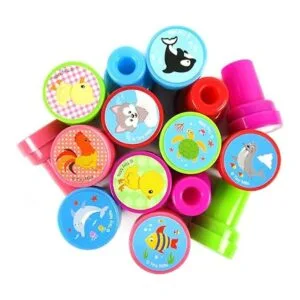 TINYMILLS 60 sellos surtidos de animales para niños_5