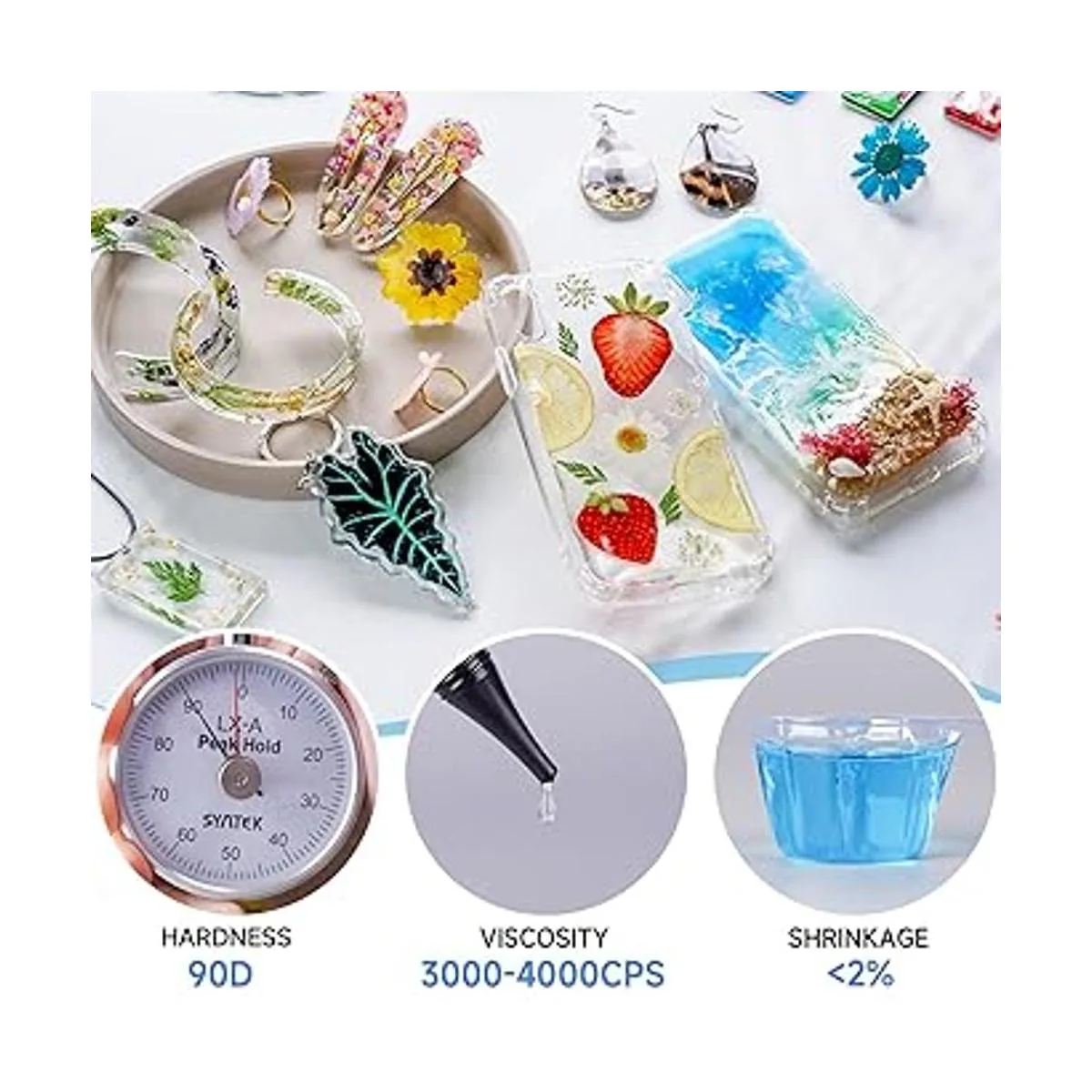 LETS RESIN Resina UV 7.05 oz de resina epoxi_3