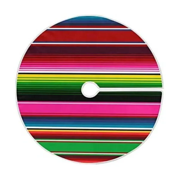 WELLDAY Manta mexicana de Serape a rayas falda colorida_1