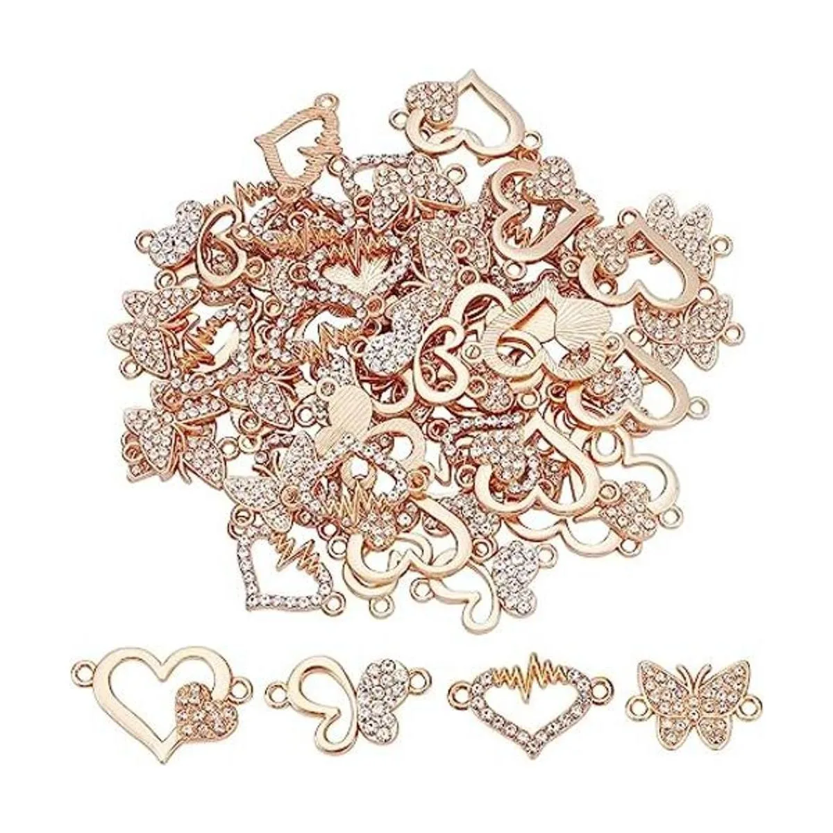 SUPERFINDINGS 64 conectores de aleación con forma de_1