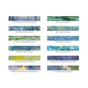 Juego de 12 rollos de cinta Washi con diseños florales_2