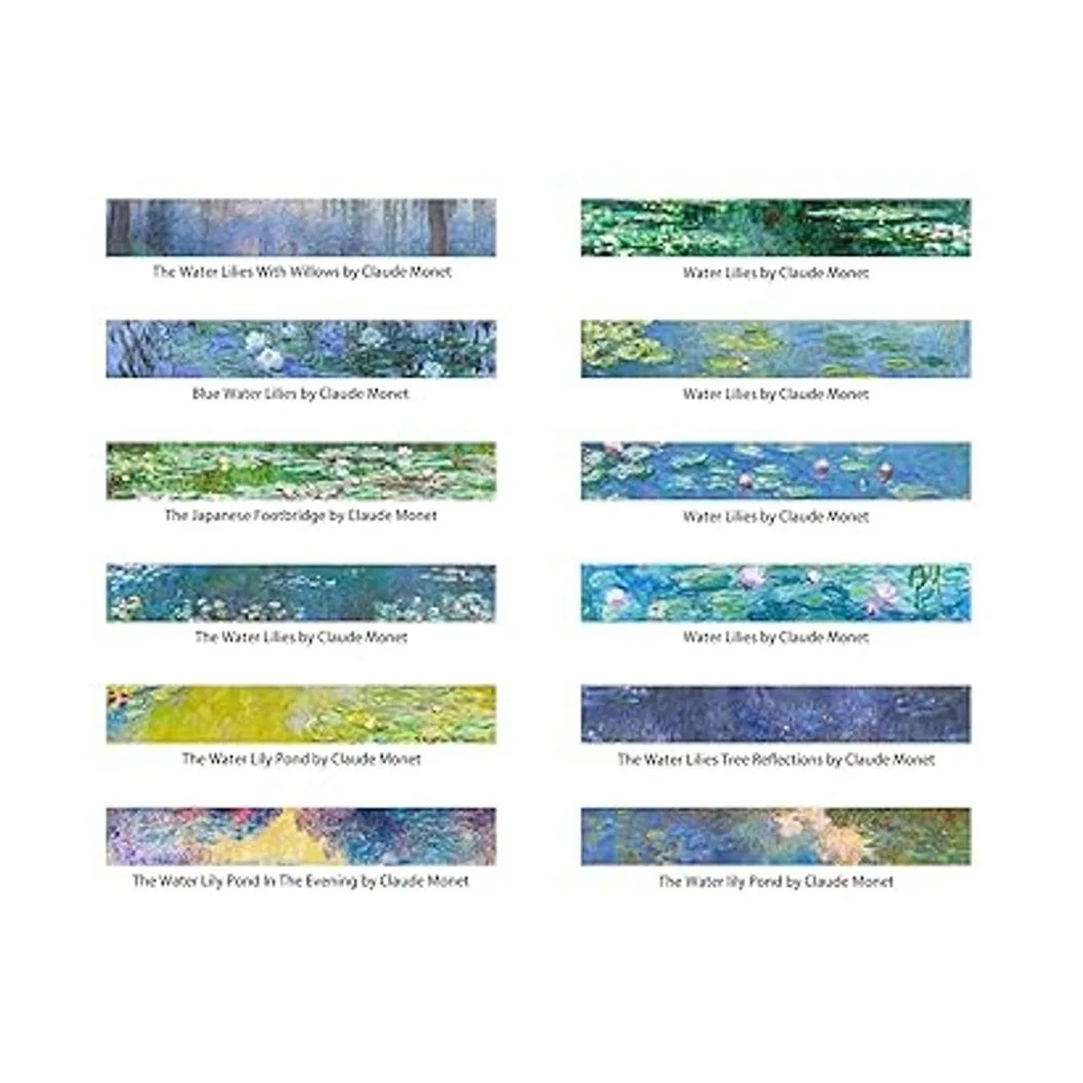 Juego de 12 rollos de cinta Washi con diseños florales_2