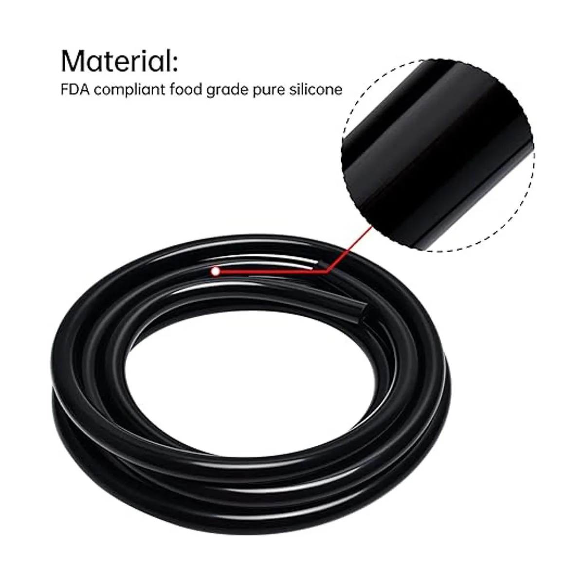 EVIL ENERGY Tubo de vacío de silicona de 0.197 in 316_4