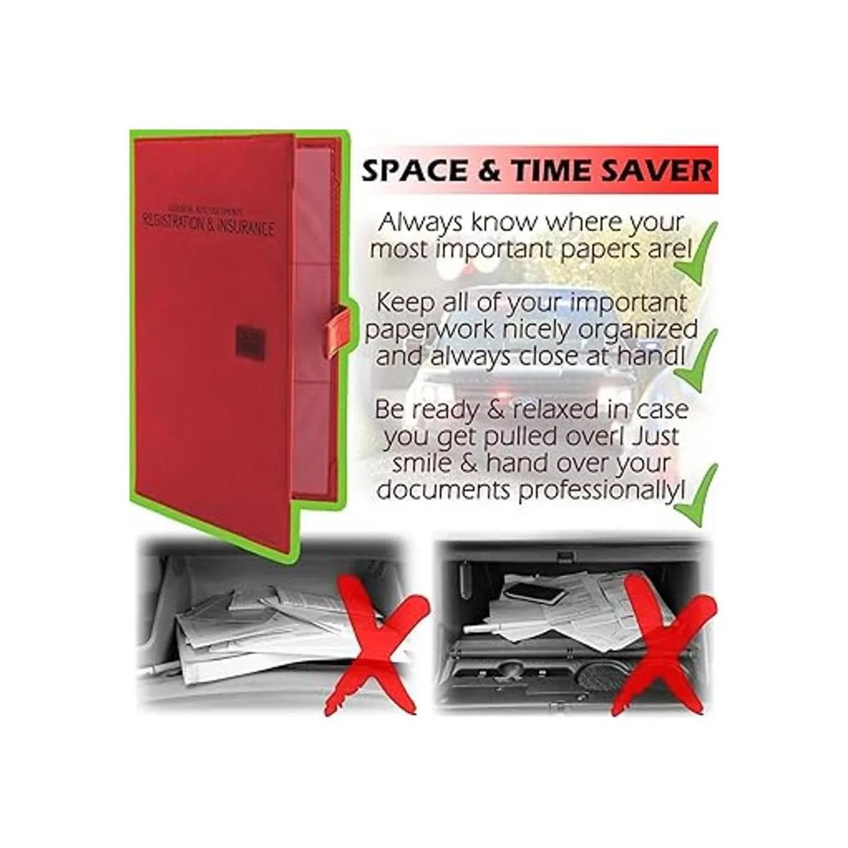 Soporte para tarjetas de registro y seguro de automóvil_6