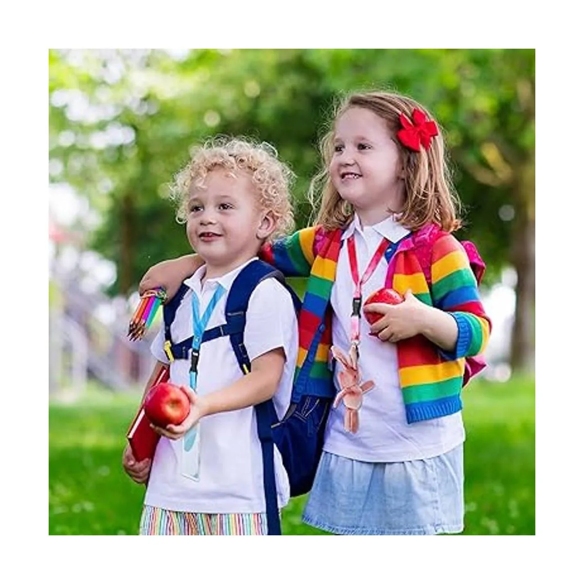 10 piezas Tie Dye cuello cordón para llavero identificador_6