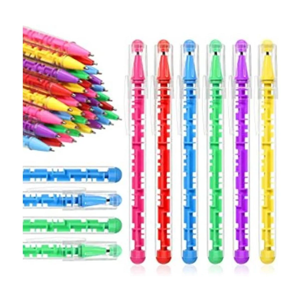 Paquete de 36 bolígrafos con forma de rompecabezas de_1