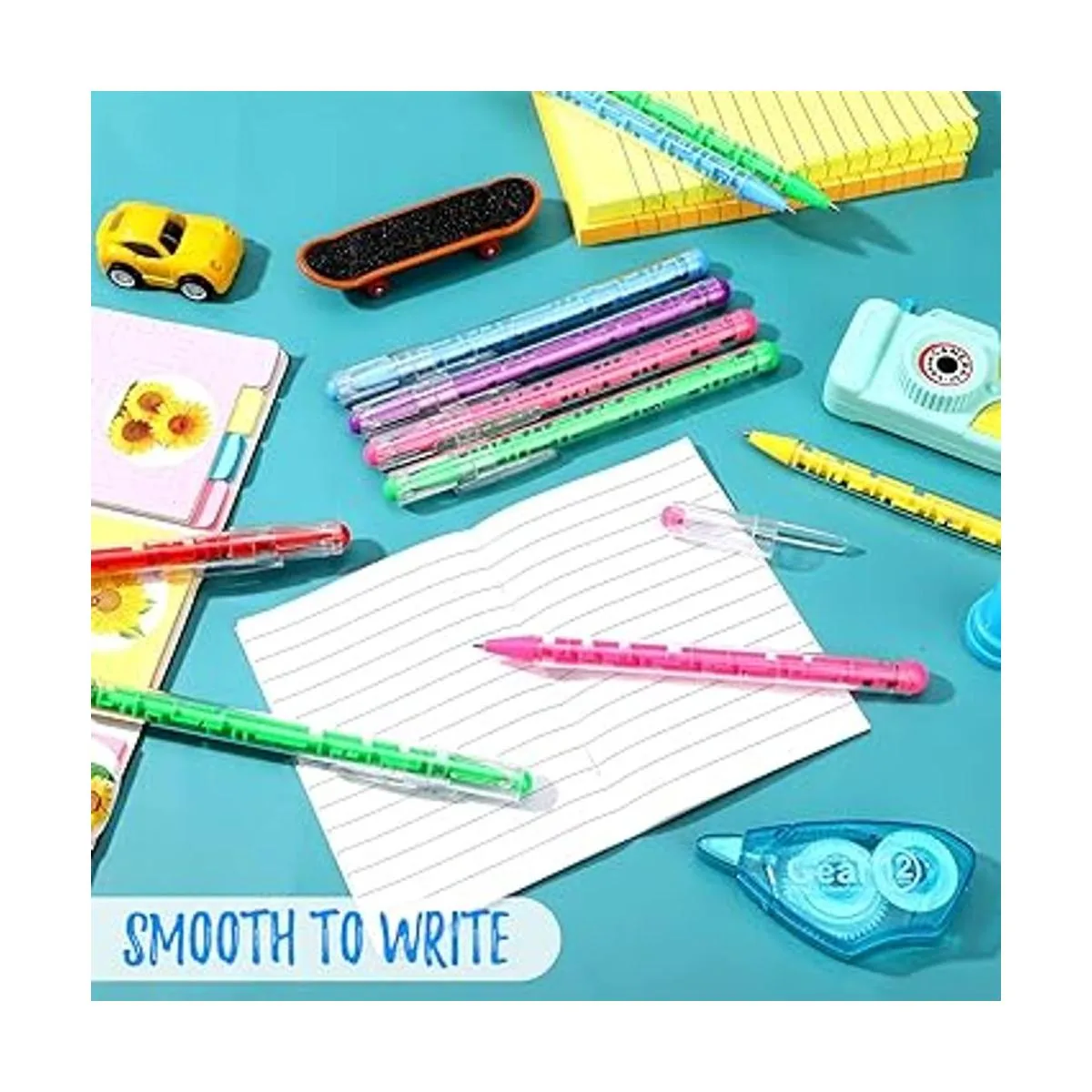 Paquete de 36 bolígrafos con forma de rompecabezas de_4