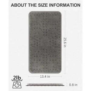 OTHWAY Tapete antideslizante para bañera con hierba 25.6_4