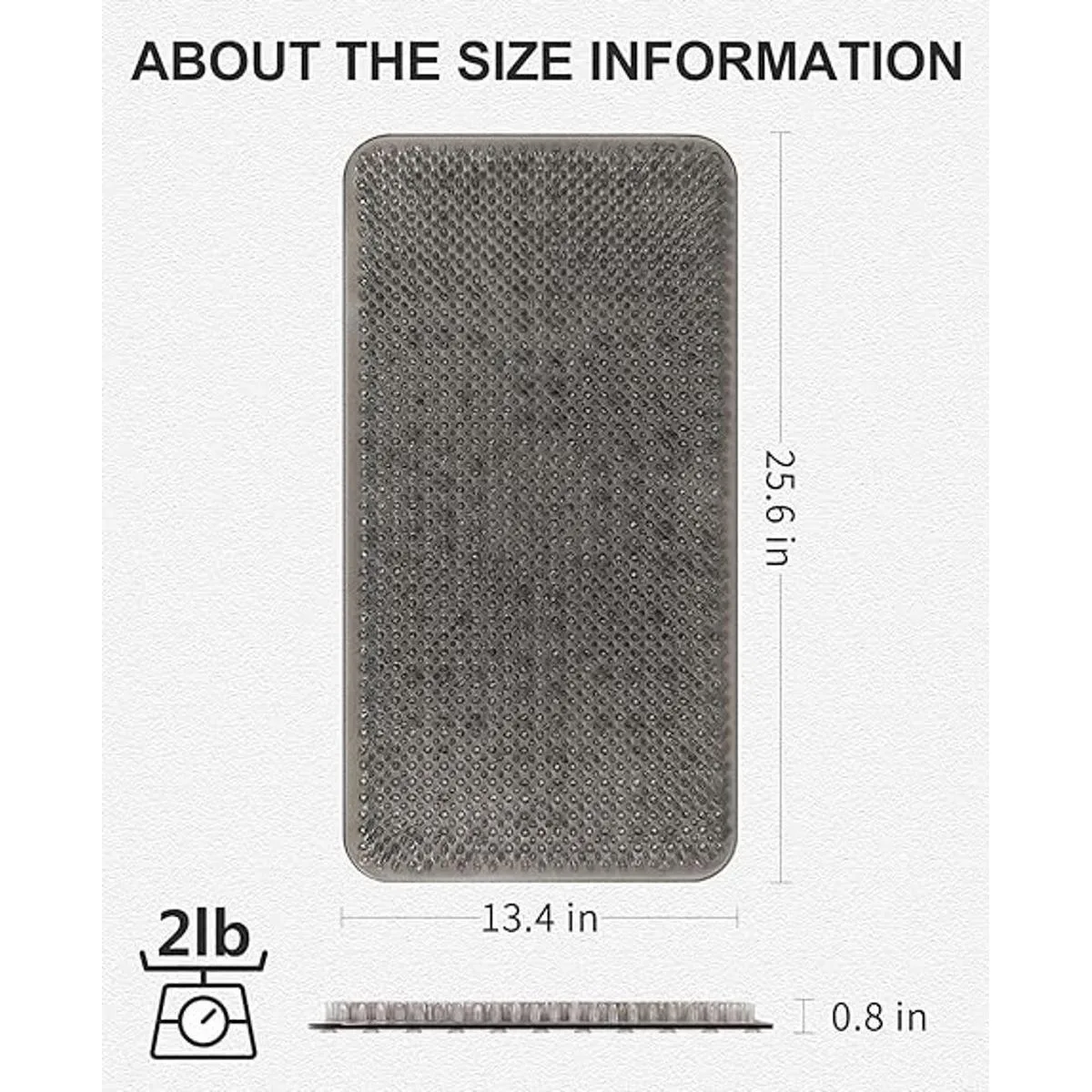 OTHWAY Tapete antideslizante para bañera con hierba 25.6_4