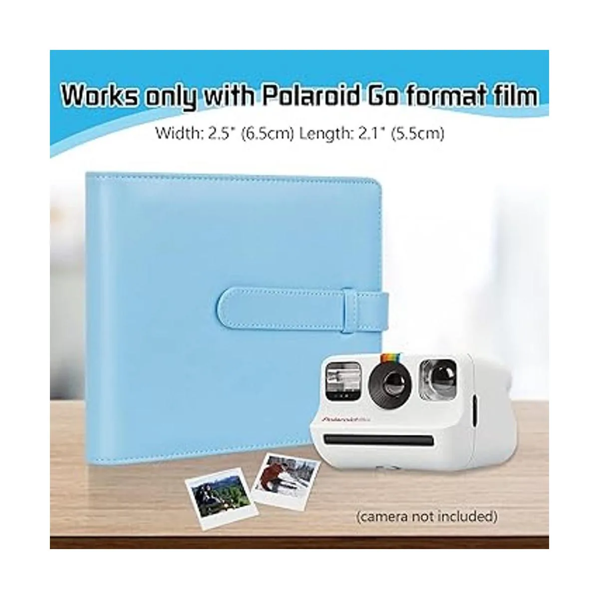 Mini álbum de fotos de 256 bolsillos para cámara Polaroid_2