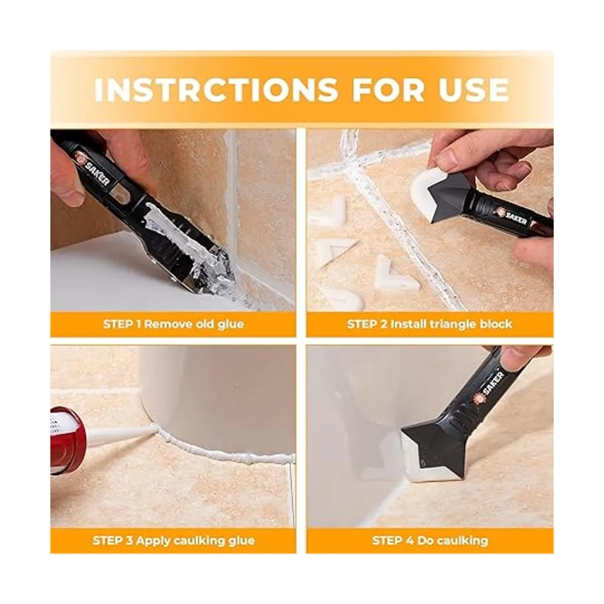 Saker Herramientas de calafateo de silicona herramienta_2