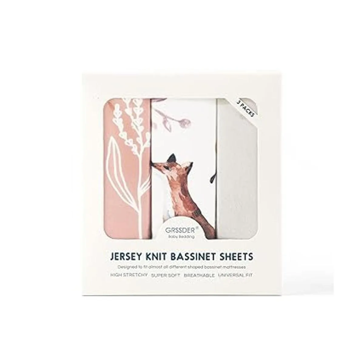 GRSSDER Juego de sábanas elásticas ultra suaves para_4