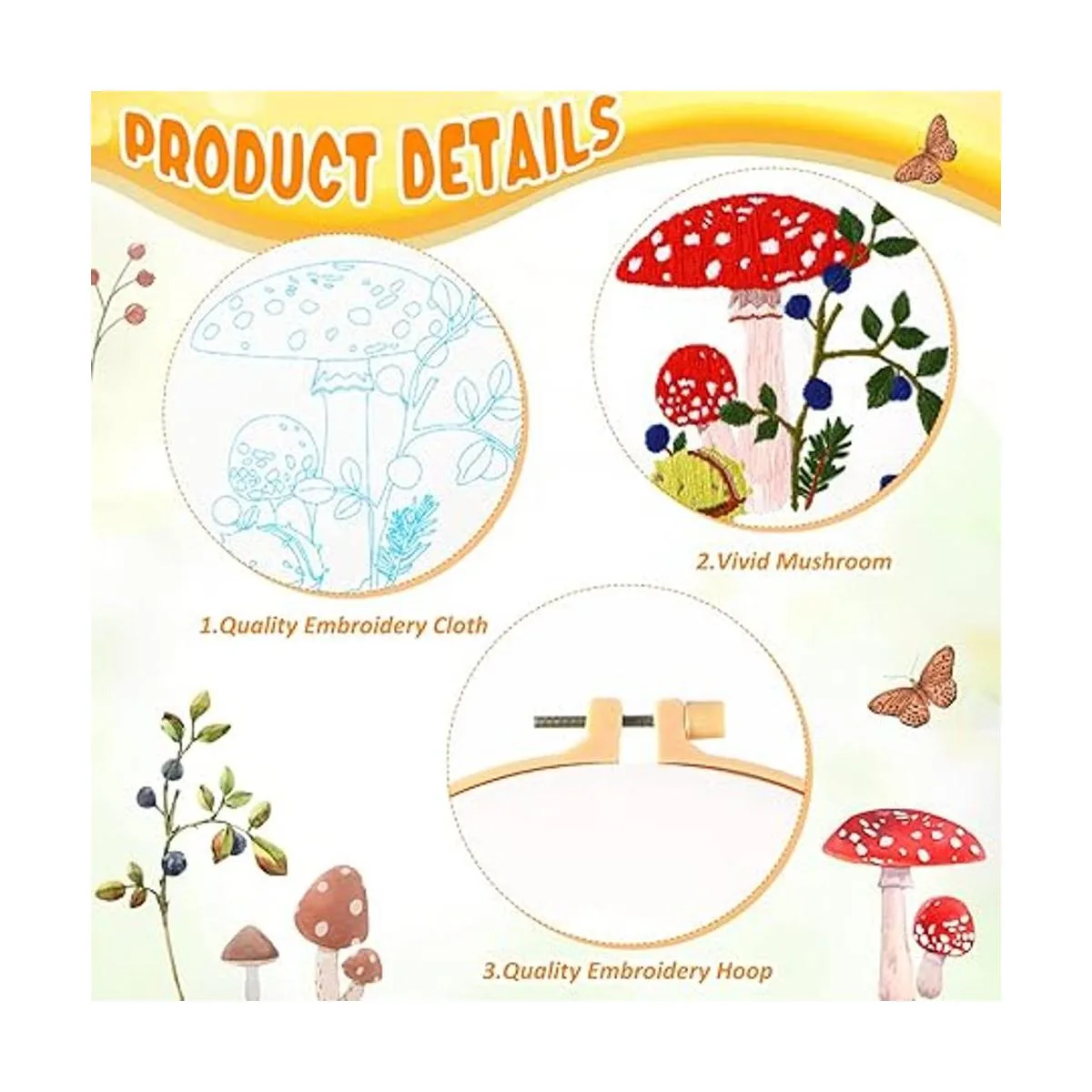 Juego de 4 juegos de bordado con patrón e instrucciones_4