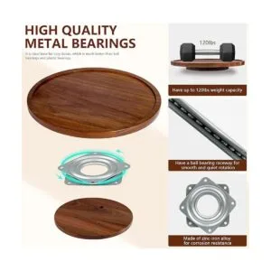 ANBOXIT Lazy Susan Organizador para mesa mesa giratoria_3