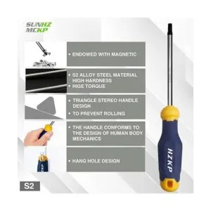 SUNHZMCKP Juego de destornilladores torx magnéticos de 12_3