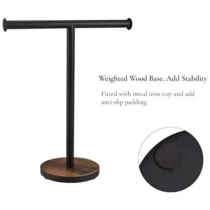 BCOZLUX Soporte para toallas soporte de toalla de mano_6