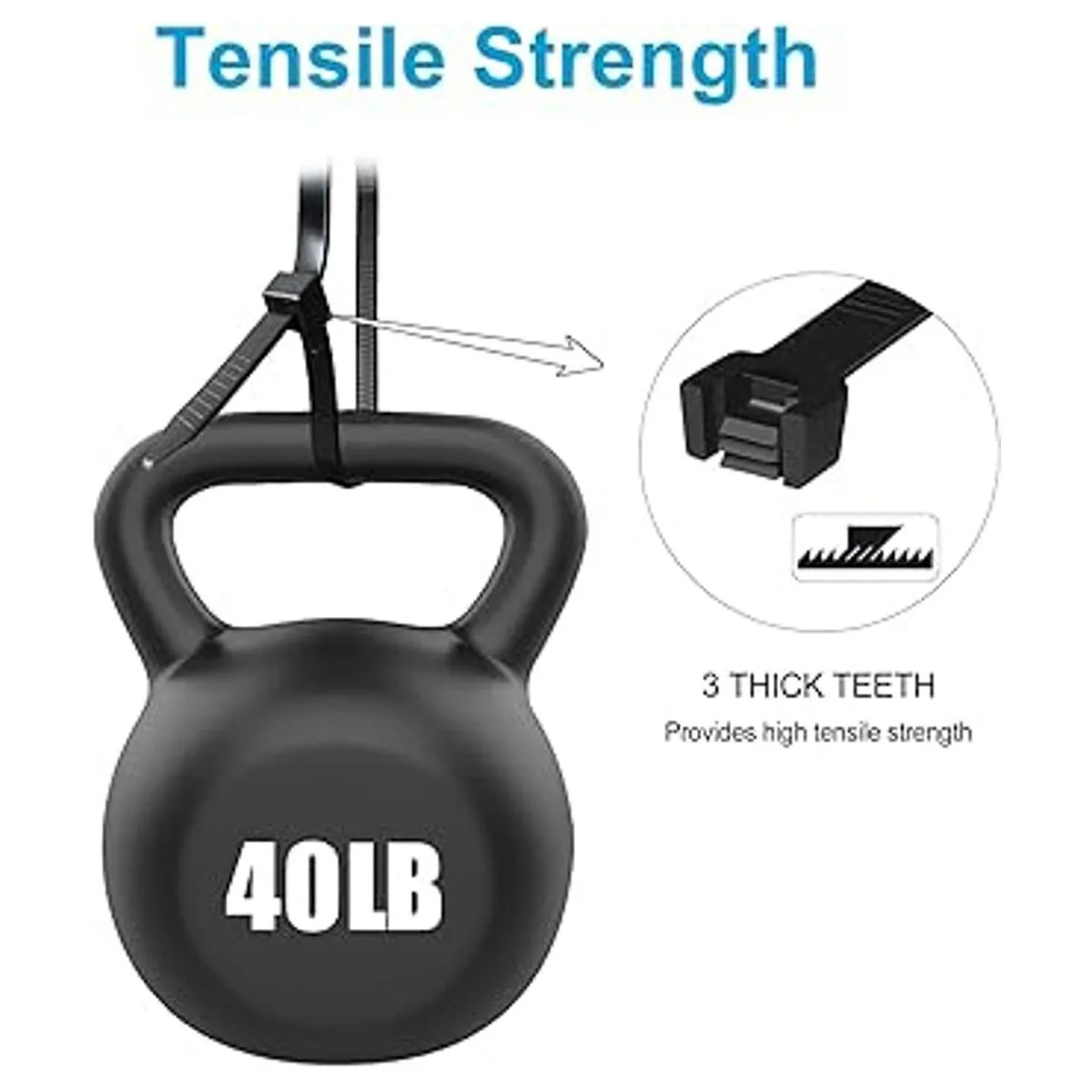 Skalon Bridas de 8 pulgadas paquete de 1000_3