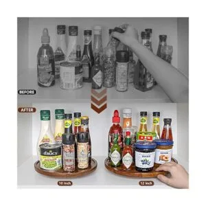 ANBOXIT Lazy Susan Organizador para mesa mesa giratoria_5