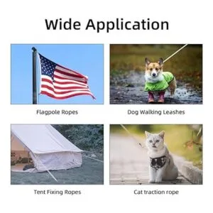 Cuerda para mástil de bandera de 100 pies kit de cuerda_6