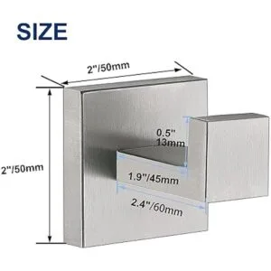 Ganchos para toallas de baño gancho de toalla de níquel_5