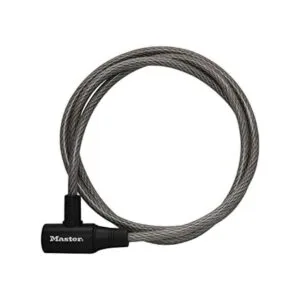 Master Lock 8154DPF Cerradura de cable con llave 1 paquete_1