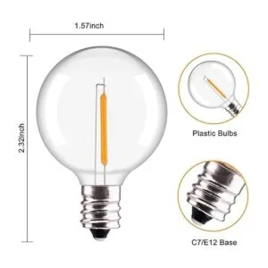 Bombillas LED de repuesto G40 bombillas de plástico_2