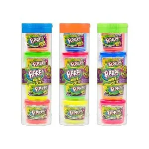 JARU Mini Flarp Noise Putty Fidget Toy 3 tubos con 12_3