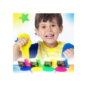 JARU Mini Flarp Noise Putty Fidget Toy 3 tubos con 12_6