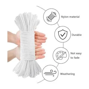 Cuerda para mástil de bandera de 100 pies kit de cuerda_3