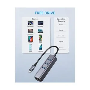 Adaptador USB C a Ethernet Vilcome RJ45 a USB C_5