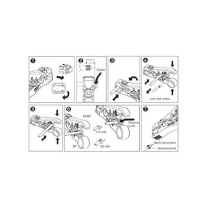 jonard universal Cable Stripper para cables coaxiales 1_2