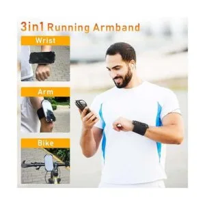 HLOMOM Brazalete para correr 3 en 1 soporte para_2