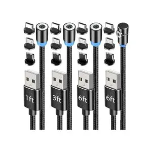 Terasako Paquete de 4 cables de carga magnéticos_1