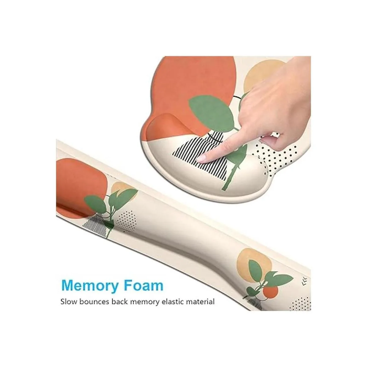 Dapesuom Reposamuñecas para teclado y mouse pad con_3