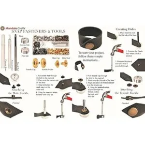 Mandala Crafts Bulk Jeans piel prenda Tubular juego de_6