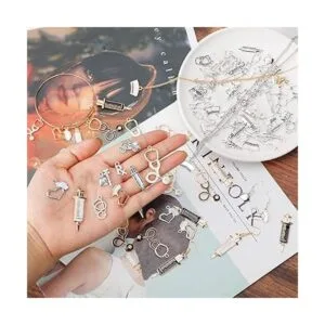 Junkin 108 dijes para enfermera estetoscopio dijes_3